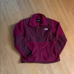Magenta North-face jacket
